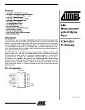 DataSheet AT89C4051 pdf